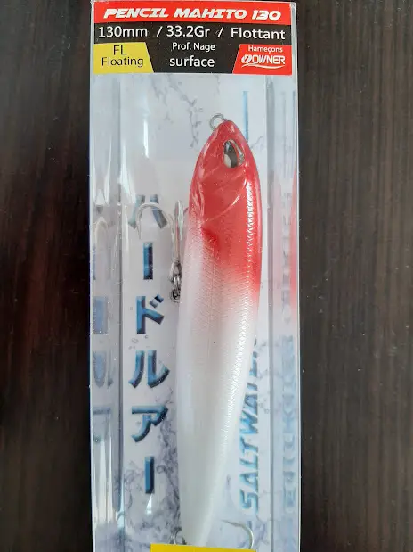 Adam S Pencil Mahito 130F Walk the dog műcsali (Pearl White REd head) Prémium