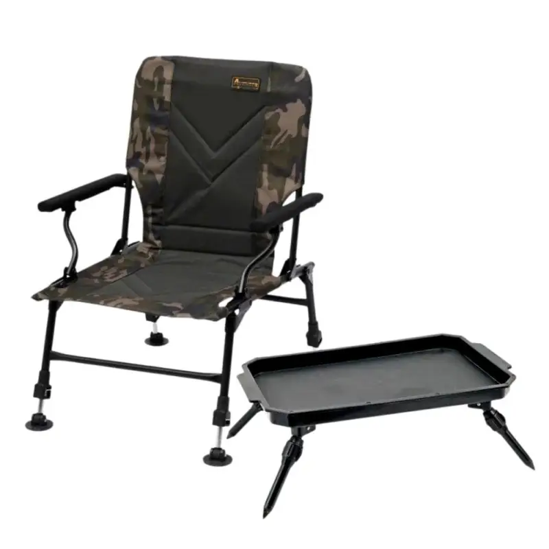 Vedd meg most Prologic avenger relax camo armrests -and- covers karfás horgászszék horgász asztallal