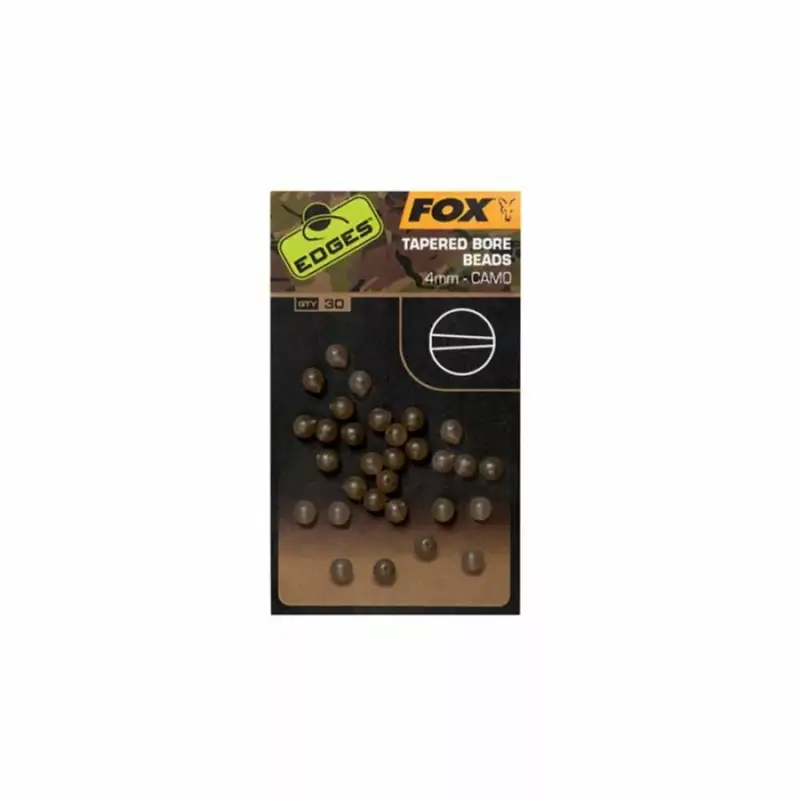 Expressz kézbesítés Fox Edges Tapered Bore Beads kúpos furatú gyöngy 30db