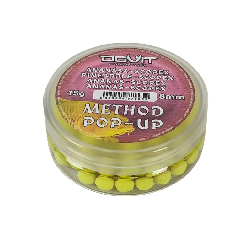 Akció Dovit method pop-up 8mm – ananász-scopex