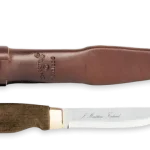 127015 Marttiini Lumberjack Stainless (bőrtokkal) kés Expressz szállítás