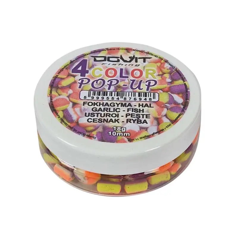 Ajánlat Dovit pop-up 10mm – fokhagyma-hal 4 color