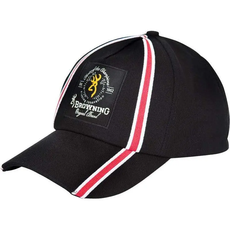 Browning basball sapka CC Cap fekete fehér piros csikkal Legkelendőbb
