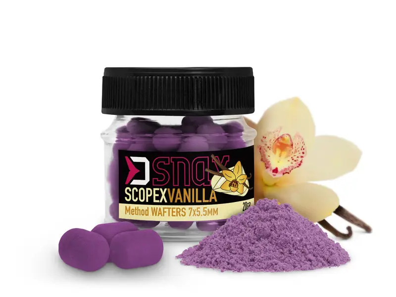 PELLET WAFTER Delphin D SNAX WAFT csali 7x5.5mm/20g Scopex-vanilla Akciós ár