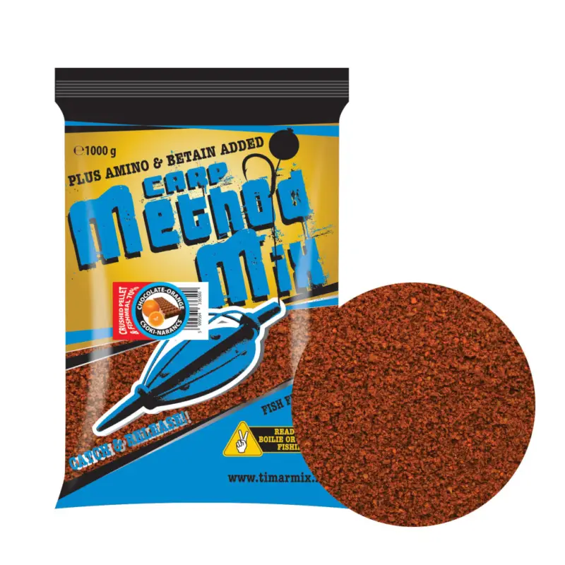 ETETŐANYAG Timár | Method Mix Serie; 1000 gr Csoki-Narancs Expressz szállítás