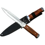 Ajánlat Katonai vadászkés/tőr tokkal 28 cm
